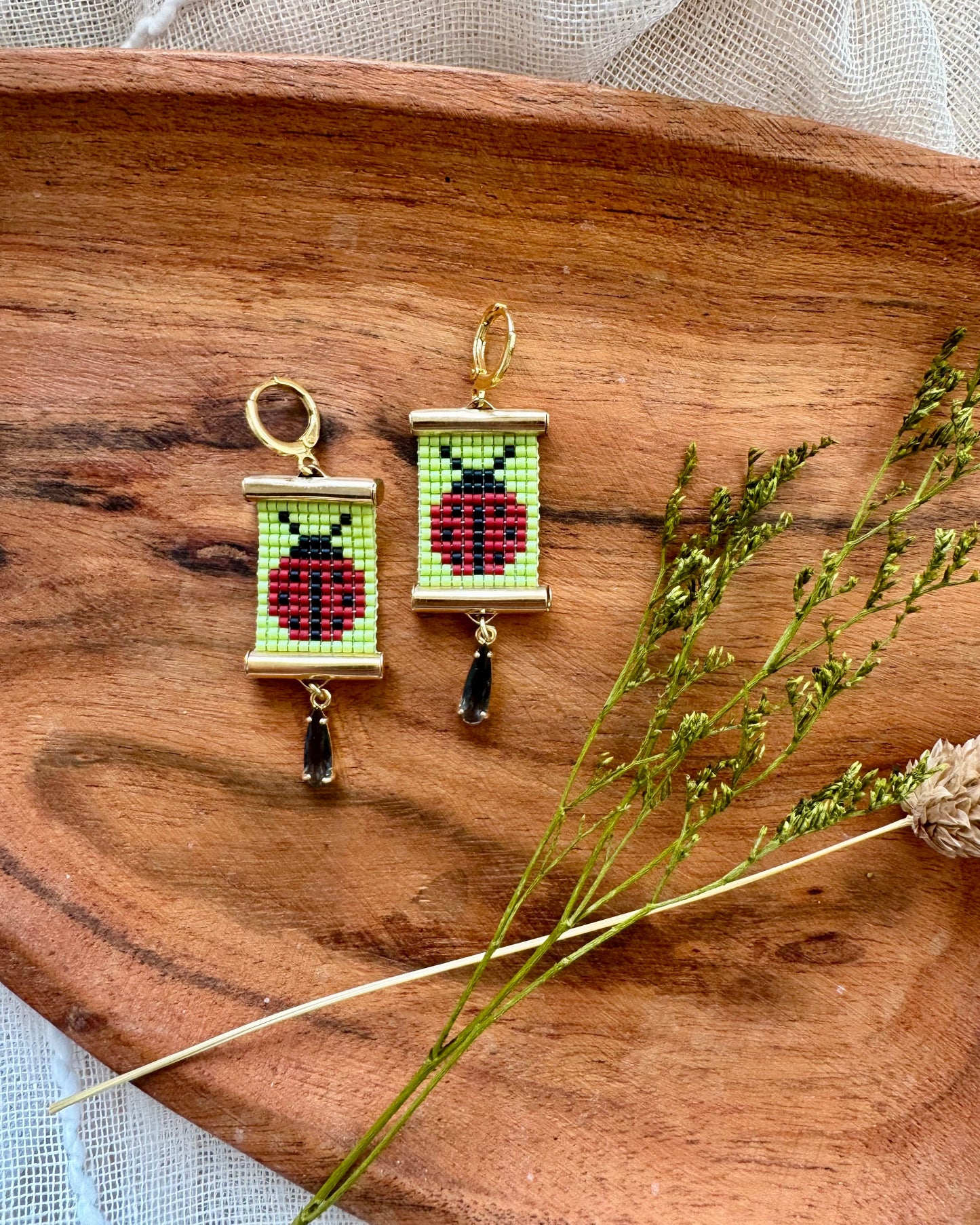 Ladybug Earrings