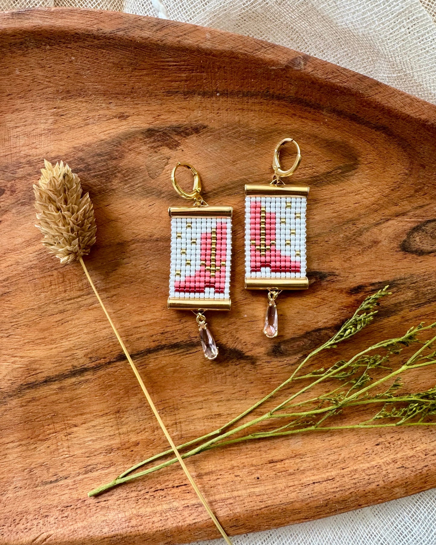Cowgirl Boots Earrings in Pink