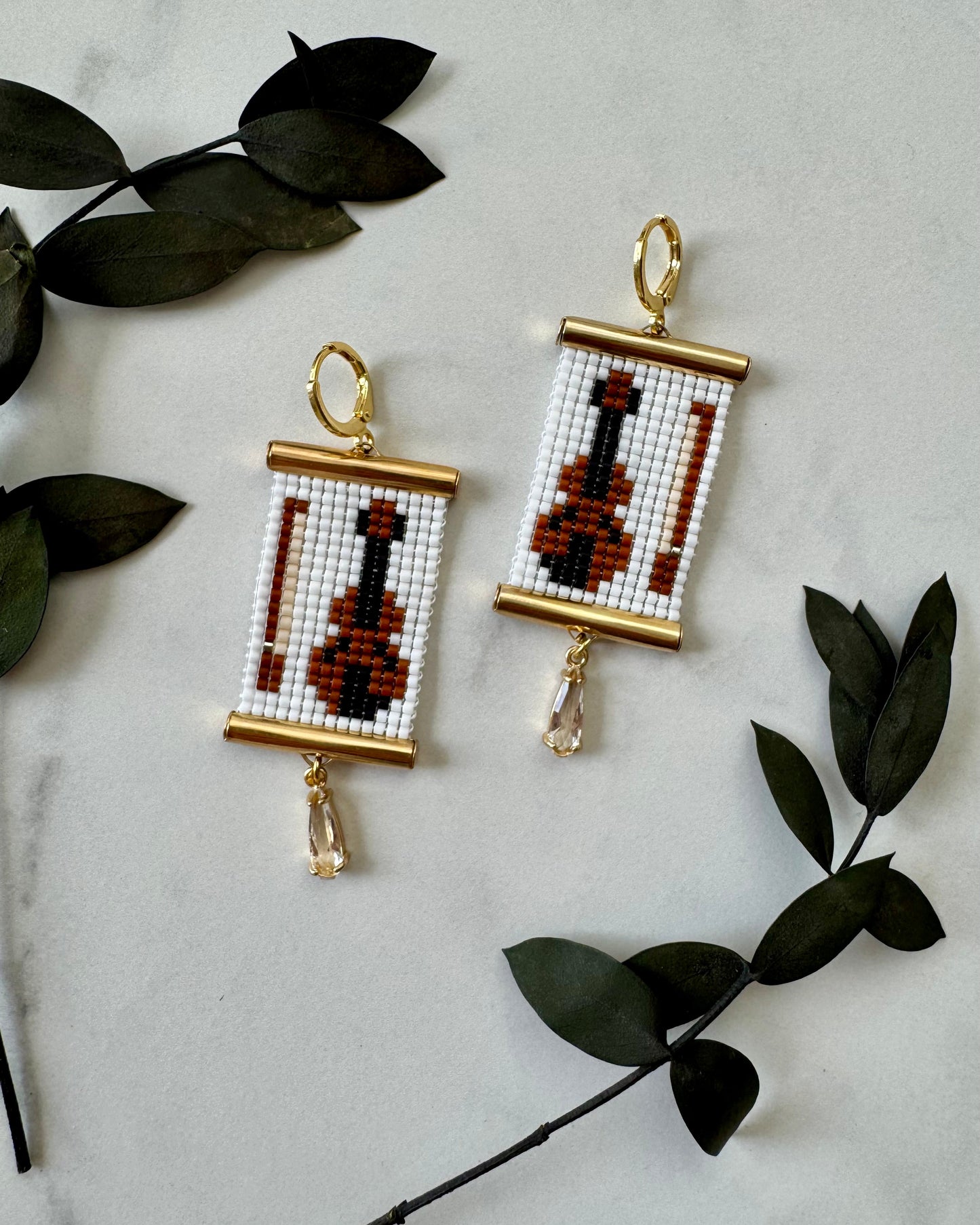 Fiddle Earrings