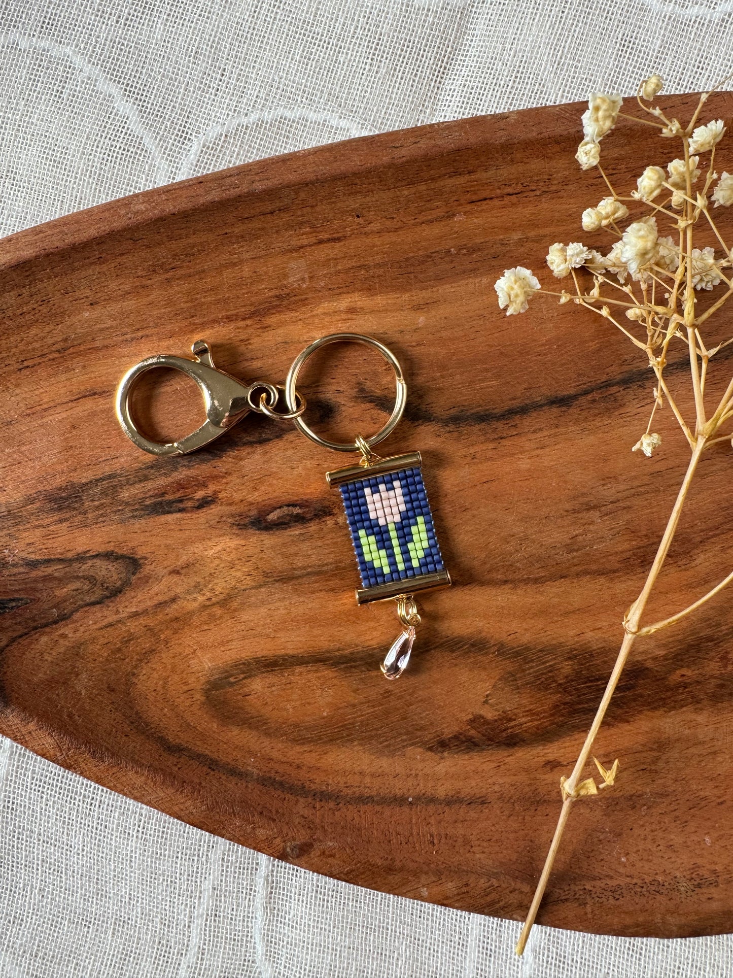Tulip Bag Charm