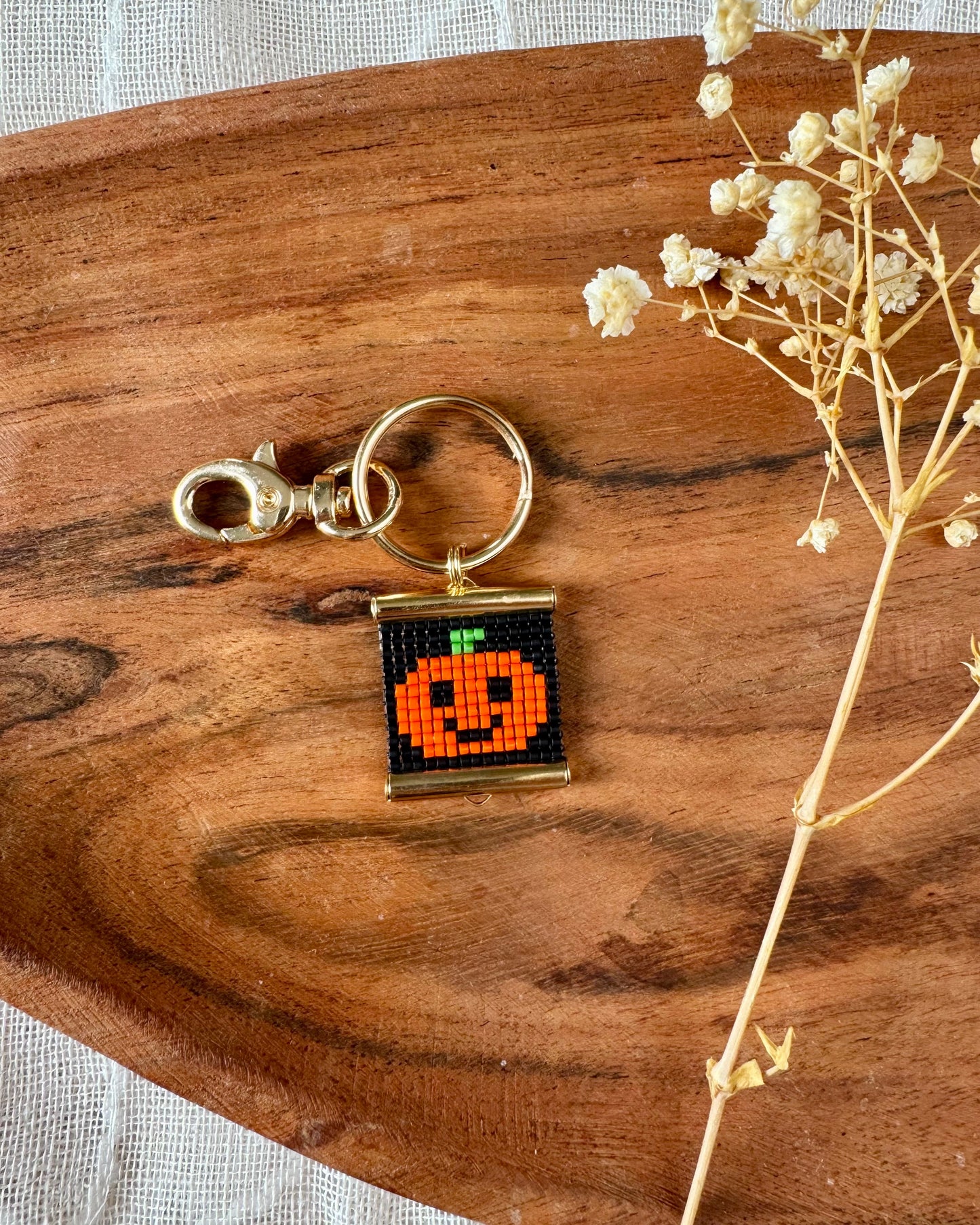 World's Cutest Jack-O-Lantern Bag Charm