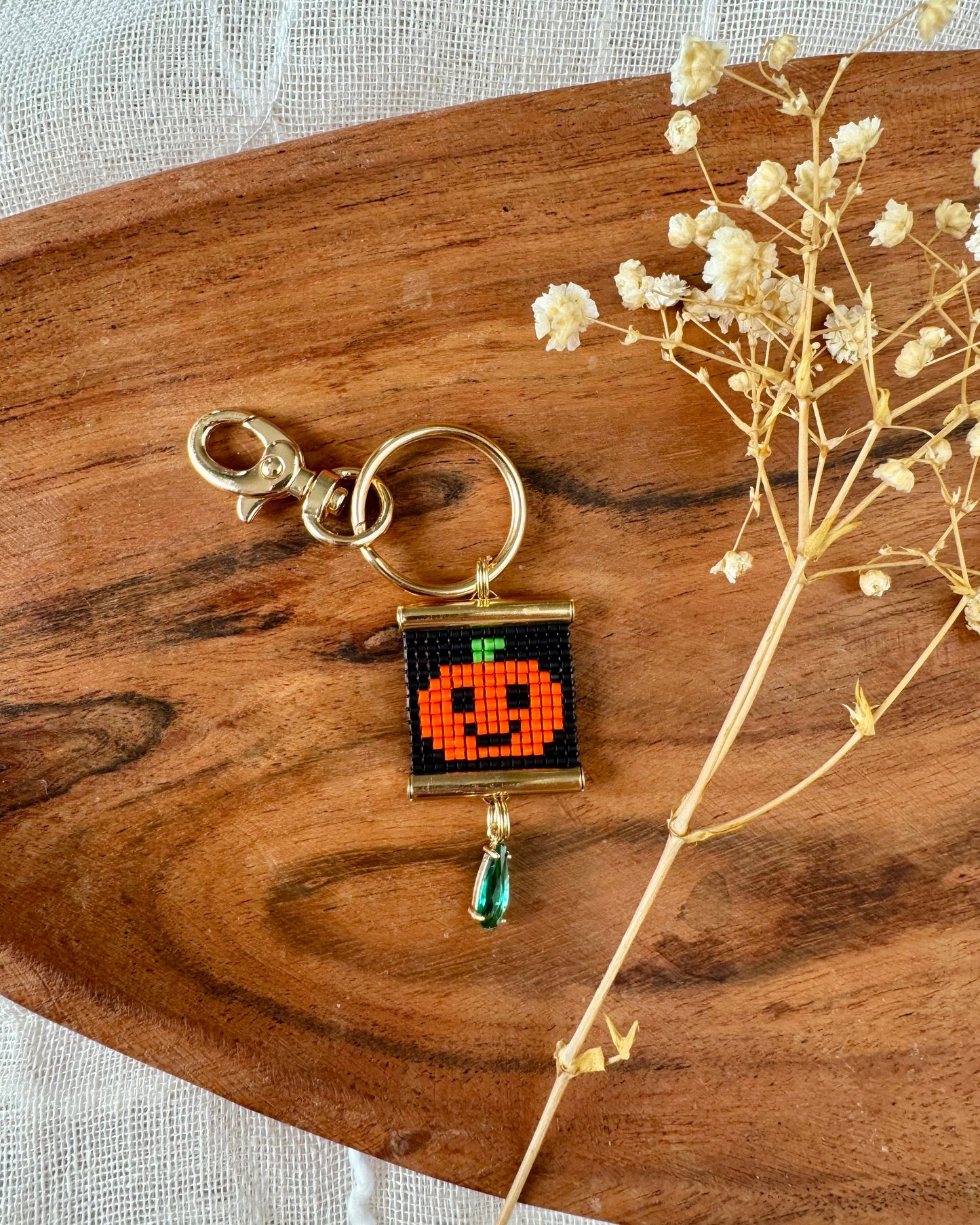 World's Cutest Jack-O-Lantern Bag Charm