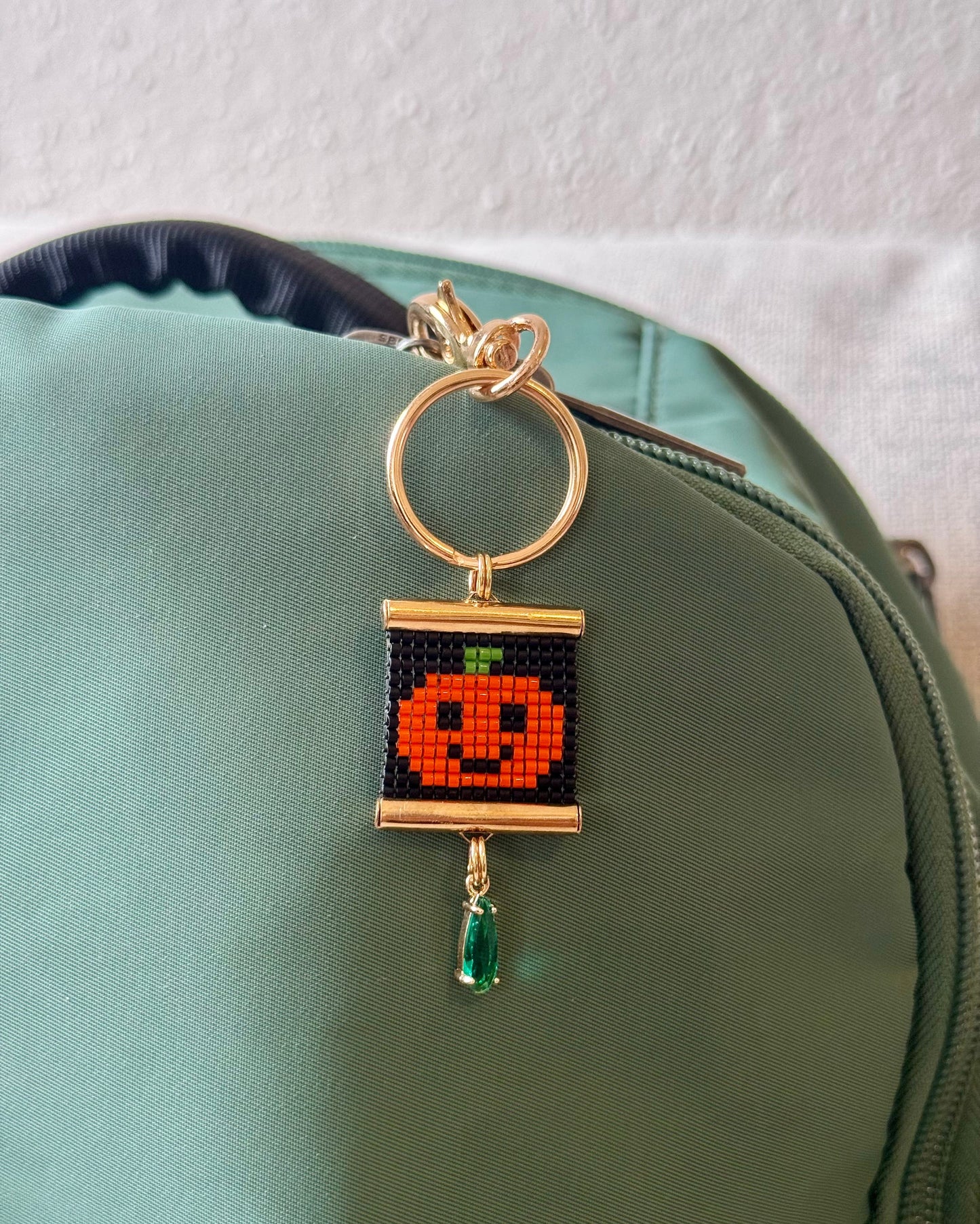 World's Cutest Jack-O-Lantern Bag Charm
