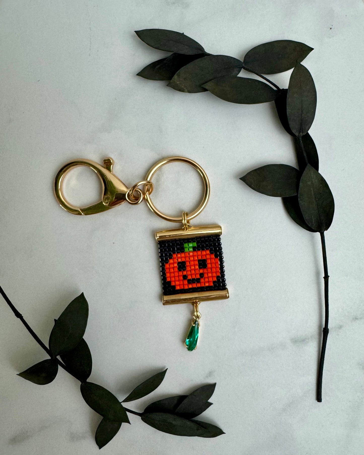 World's Cutest Jack-O-Lantern Bag Charm