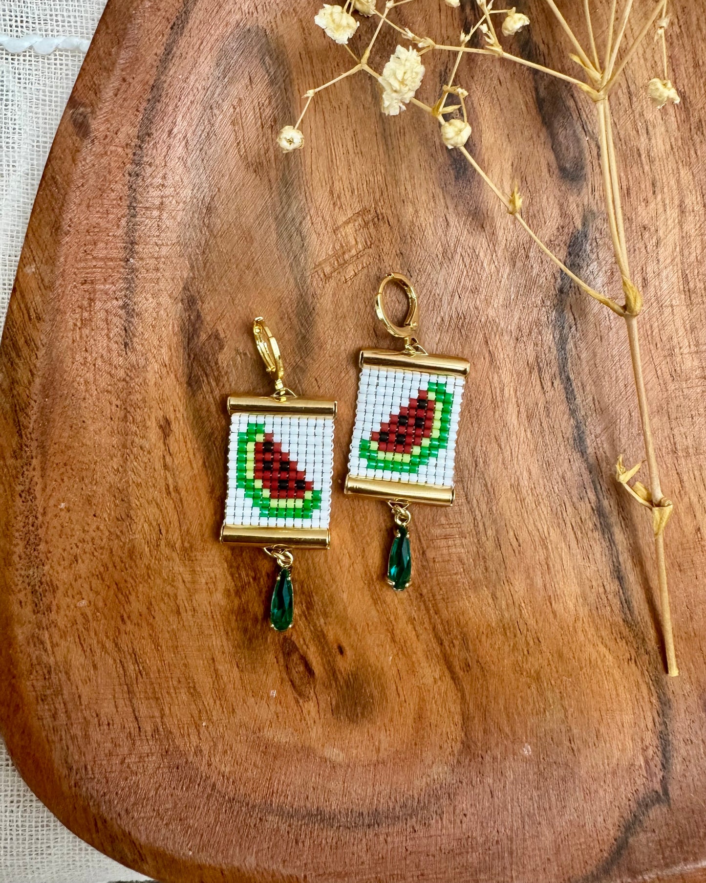 Watermelon Earrings
