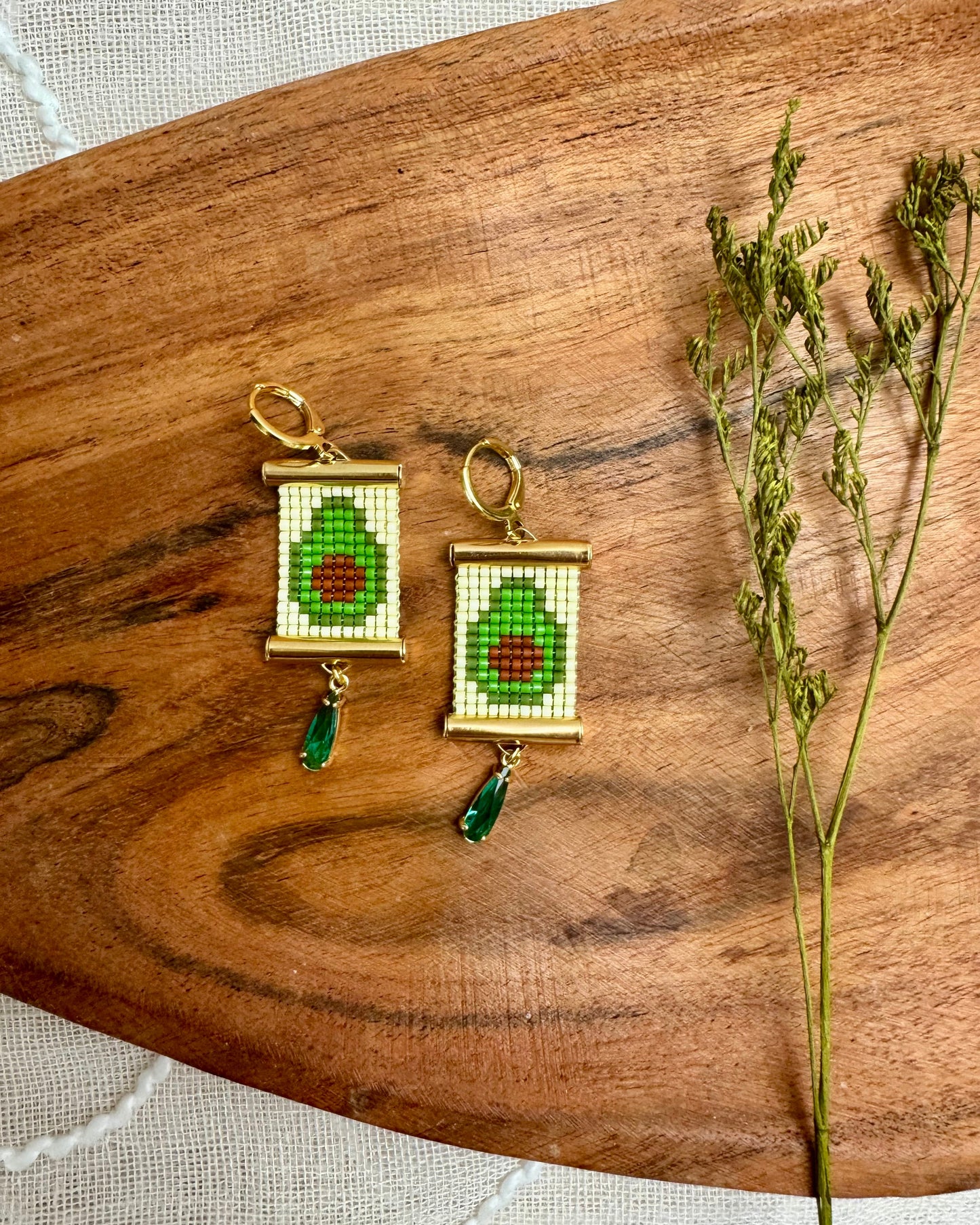 Avocado Earrings