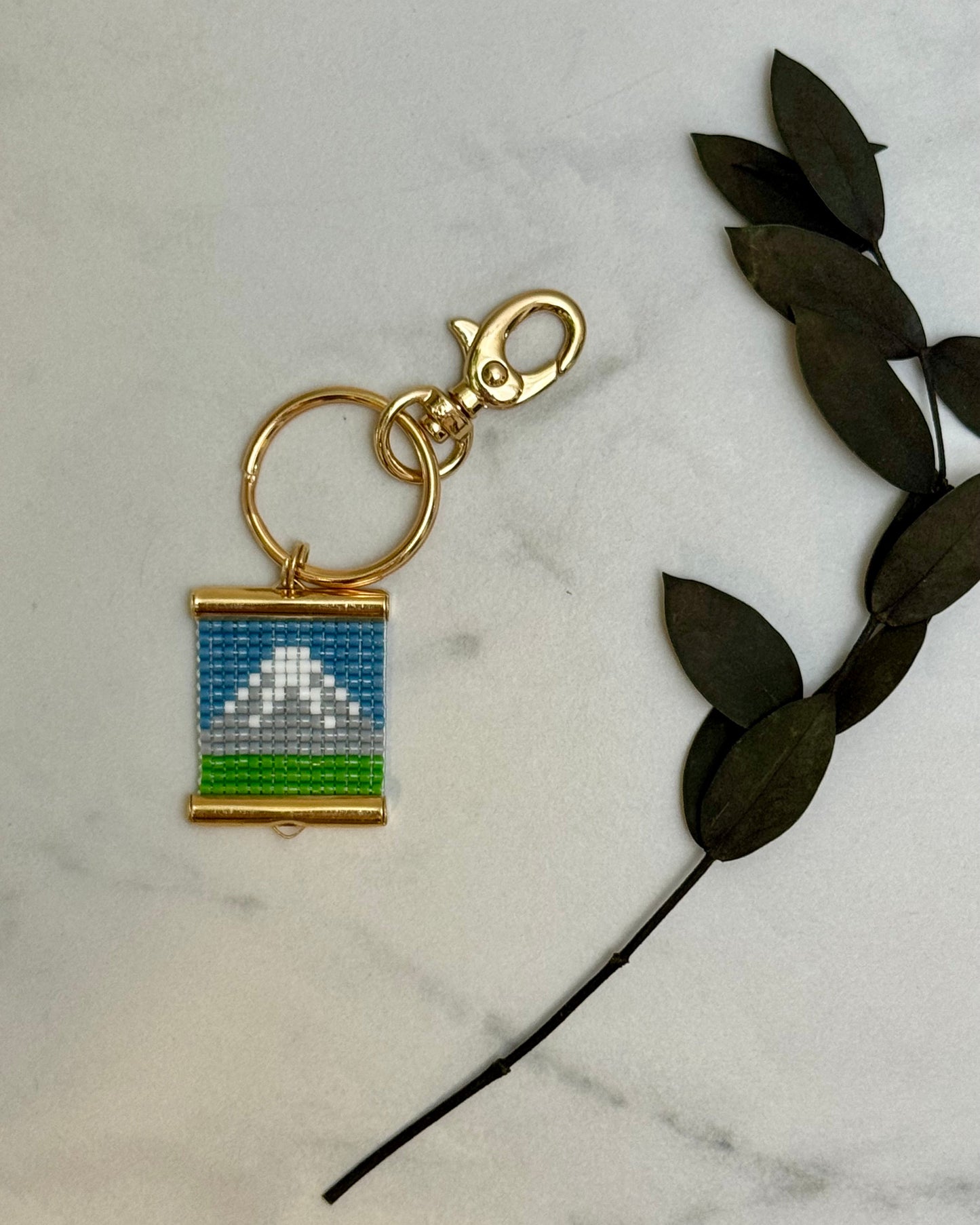 Mt. Rainier Bag Charm