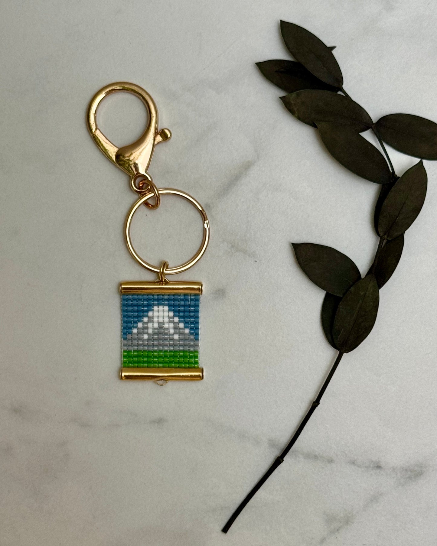 Mt. Rainier Bag Charm