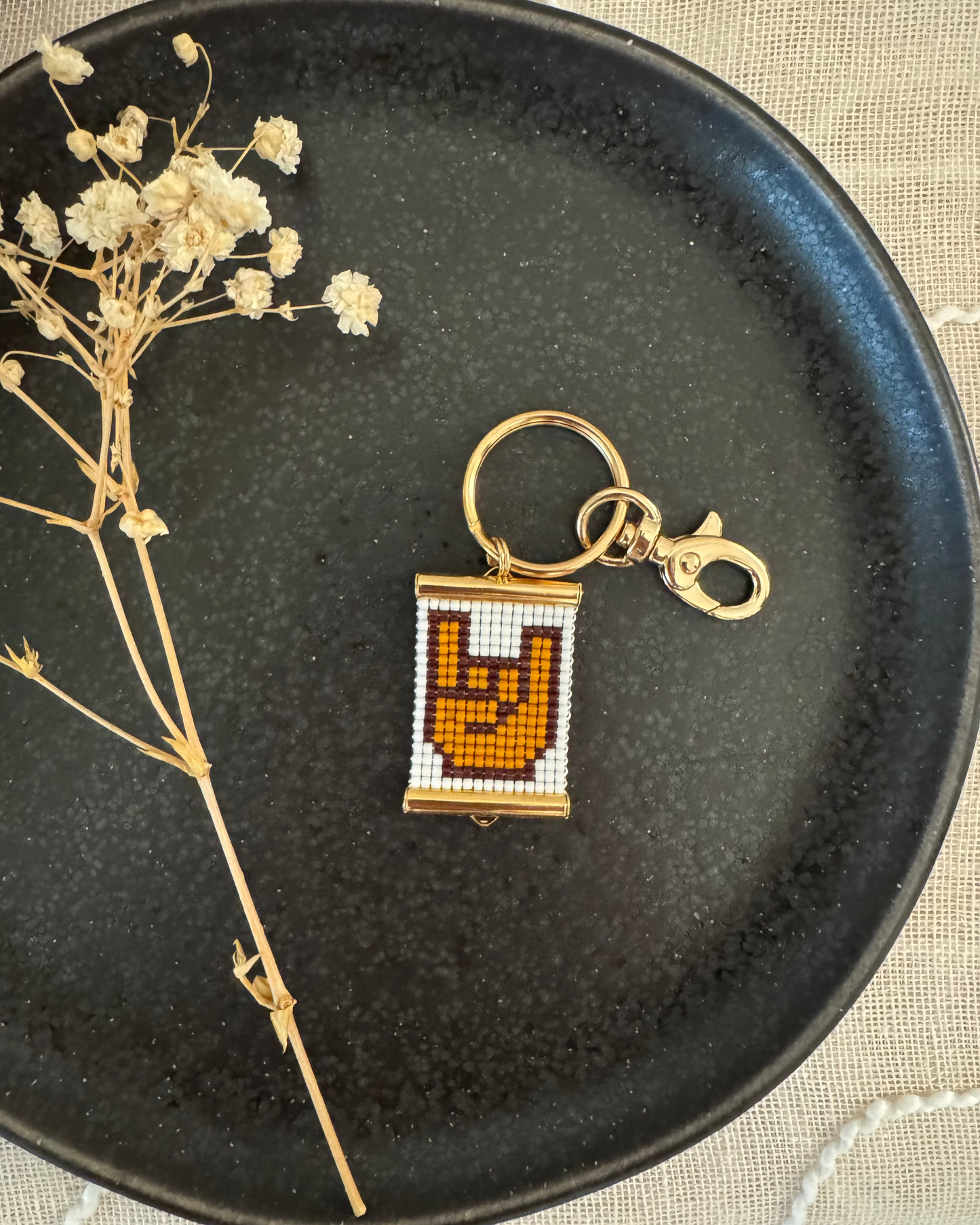 Go Horns Bag Charm