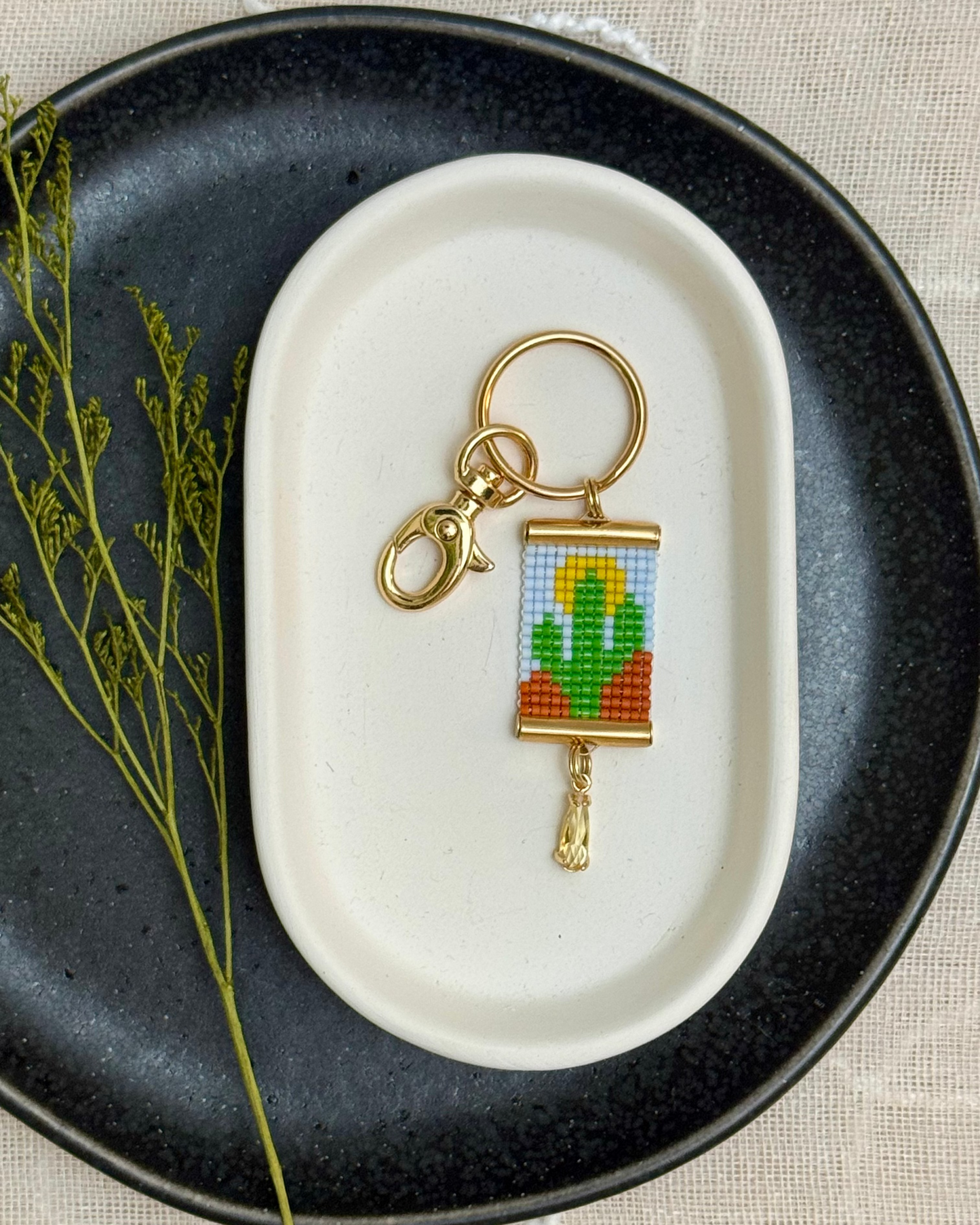 Saguaro Sunrise Bag Charm
