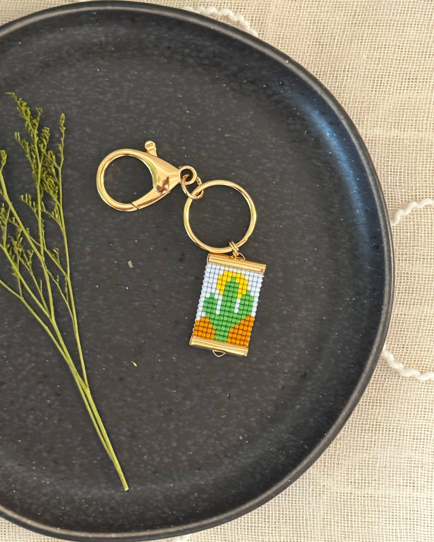 Saguaro Sunrise Bag Charm