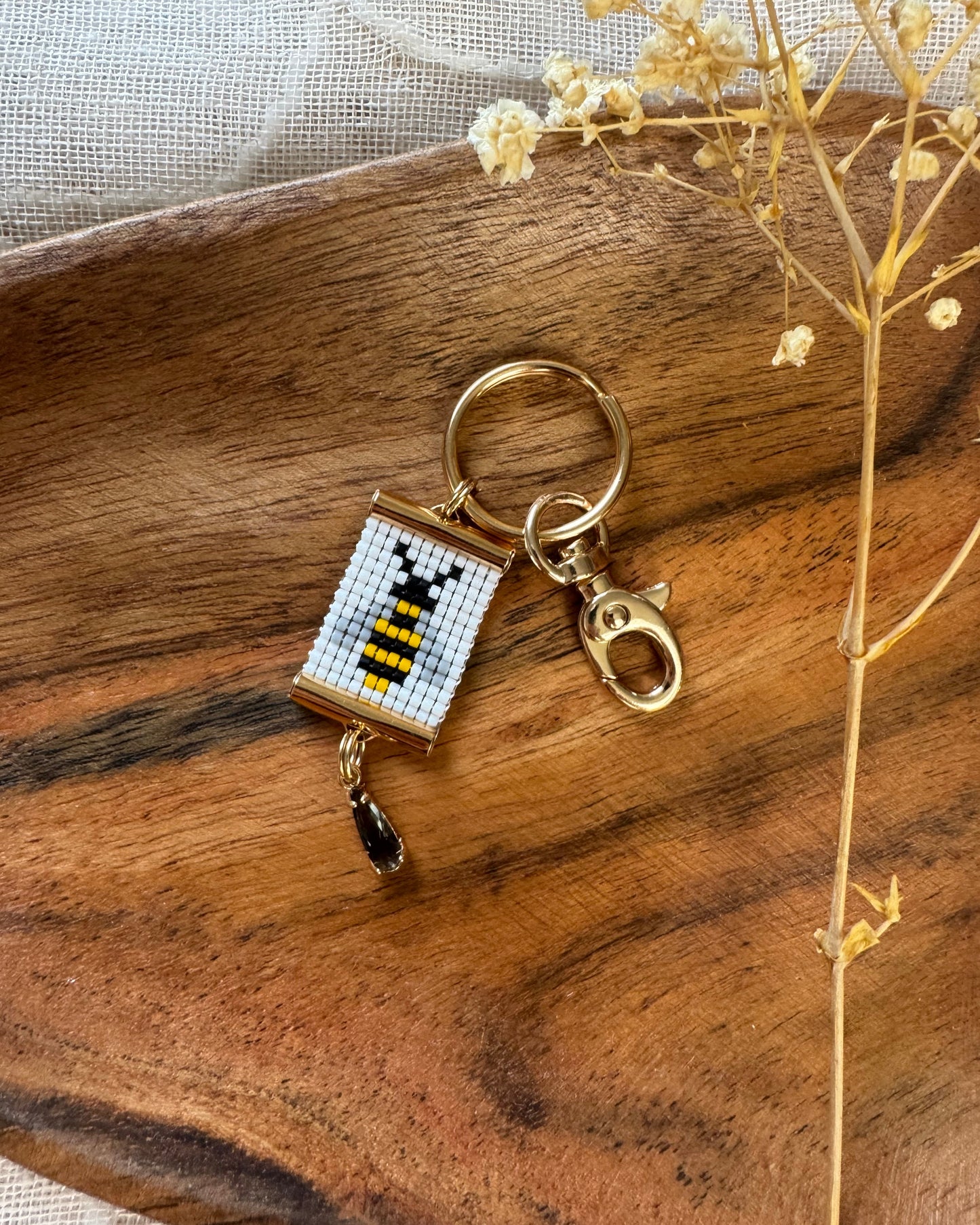 Bumblebee Bag Charm