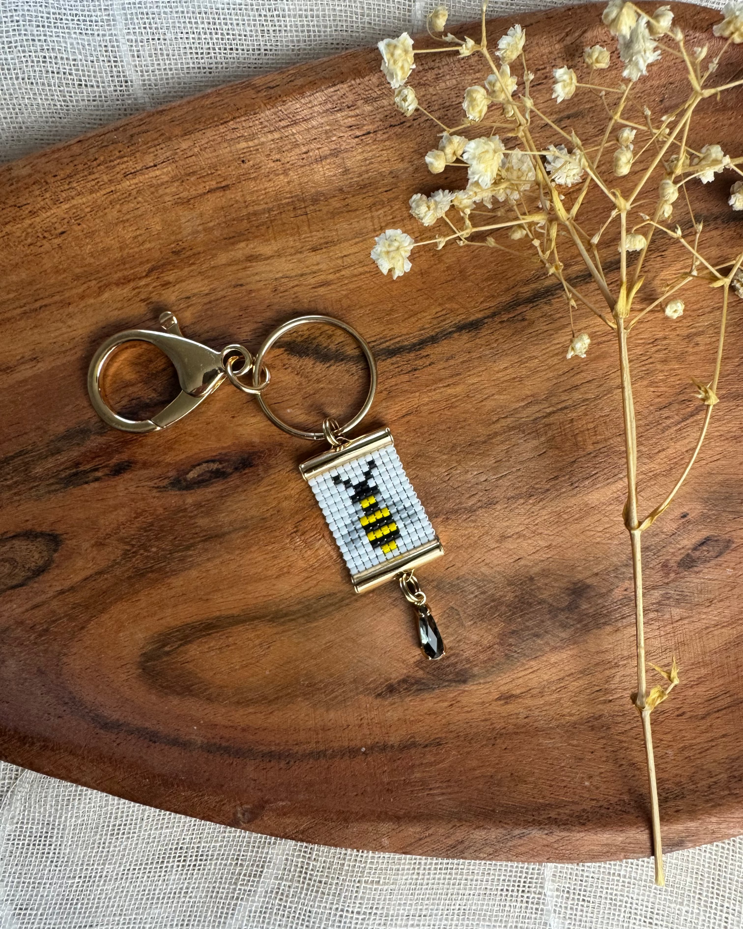 Bumblebee Bag Charm
