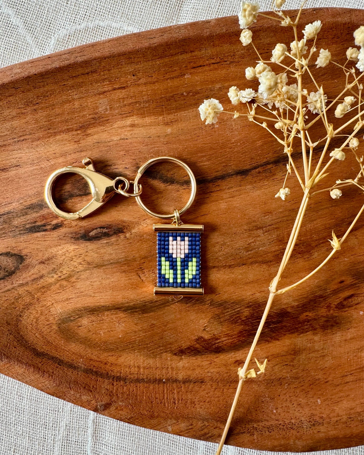 Tulip Bag Charm