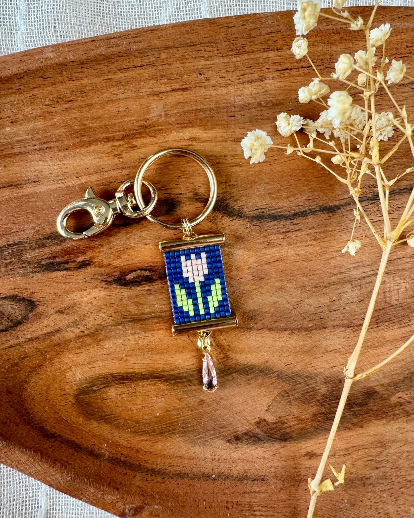 Tulip Bag Charm