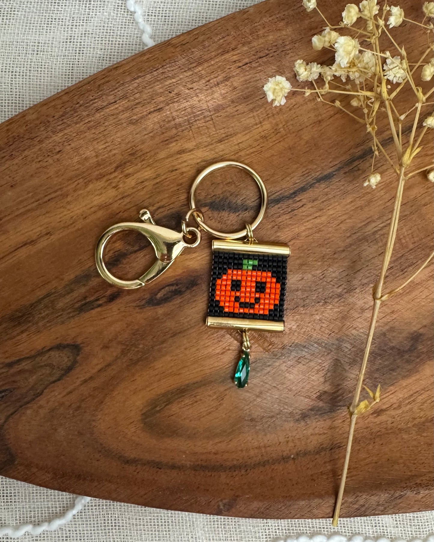 World's Cutest Jack-O-Lantern Bag Charm