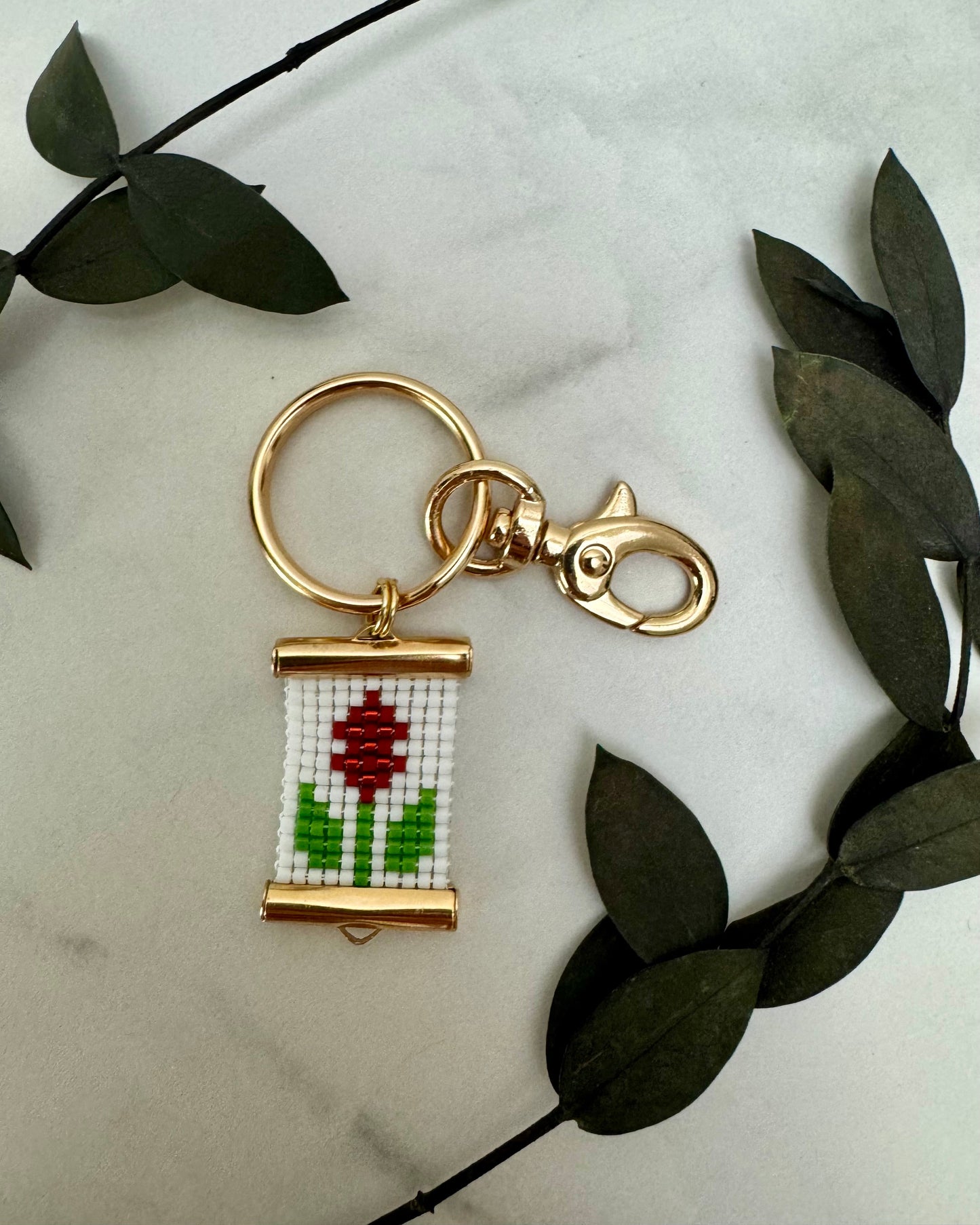 Prairie Fire (Castilleja) Bag Charm