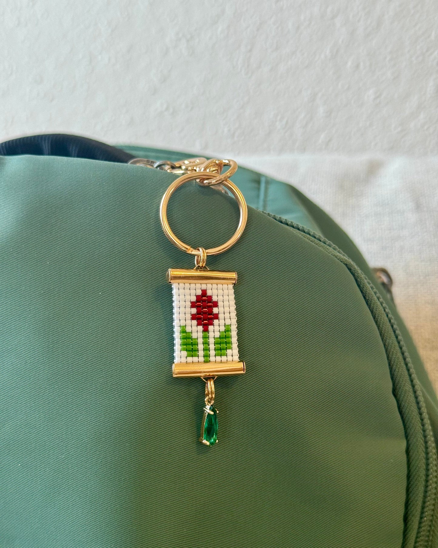 Prairie Fire (Castilleja) Bag Charm