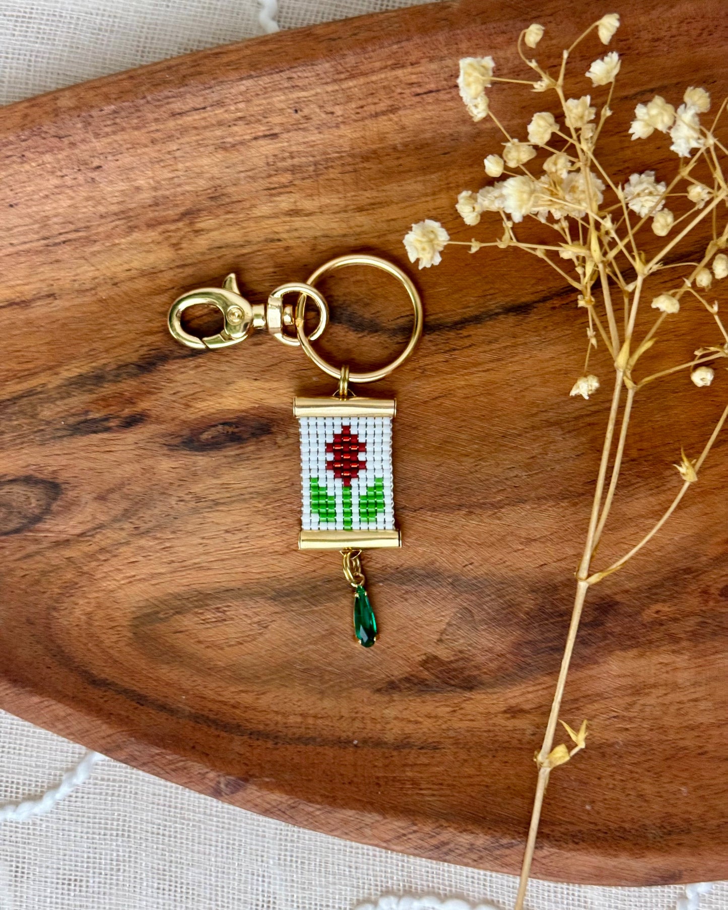 Prairie Fire (Castilleja) Bag Charm