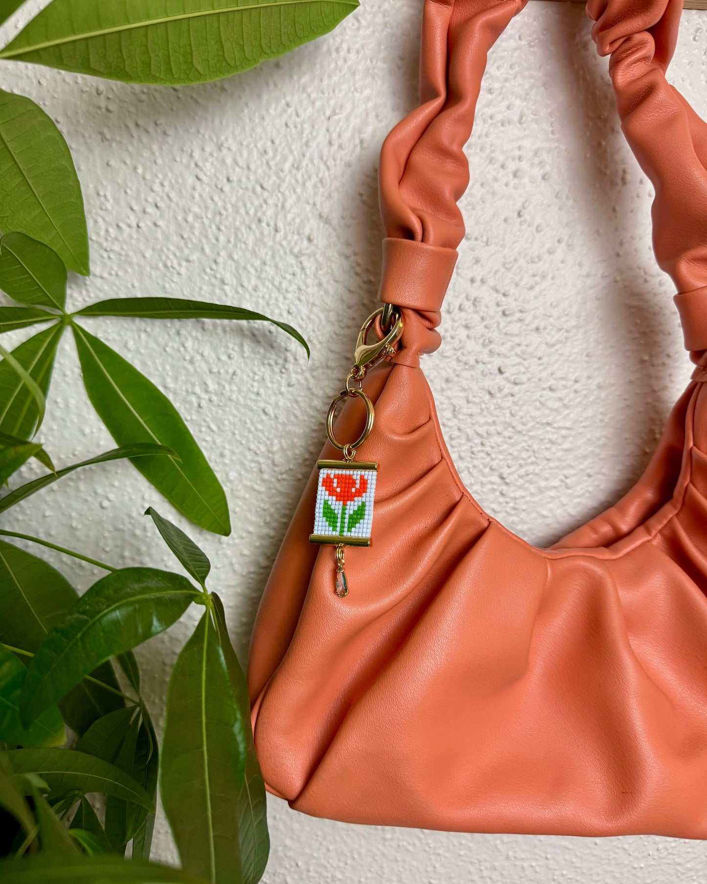 California Poppy Bag Charm